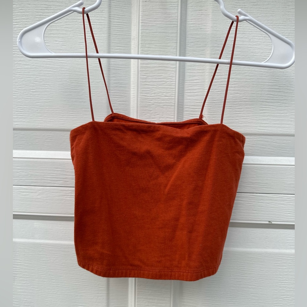 Aeropostale Bungee Cami, Dark Orange